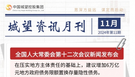 城望資訊11月刊丨地方化債開新局；“低空經(jīng)濟(jì)30年特許經(jīng)營權(quán)”成功轉(zhuǎn)出；“置換存量隱性債務(wù)” 再融資專項(xiàng)債
